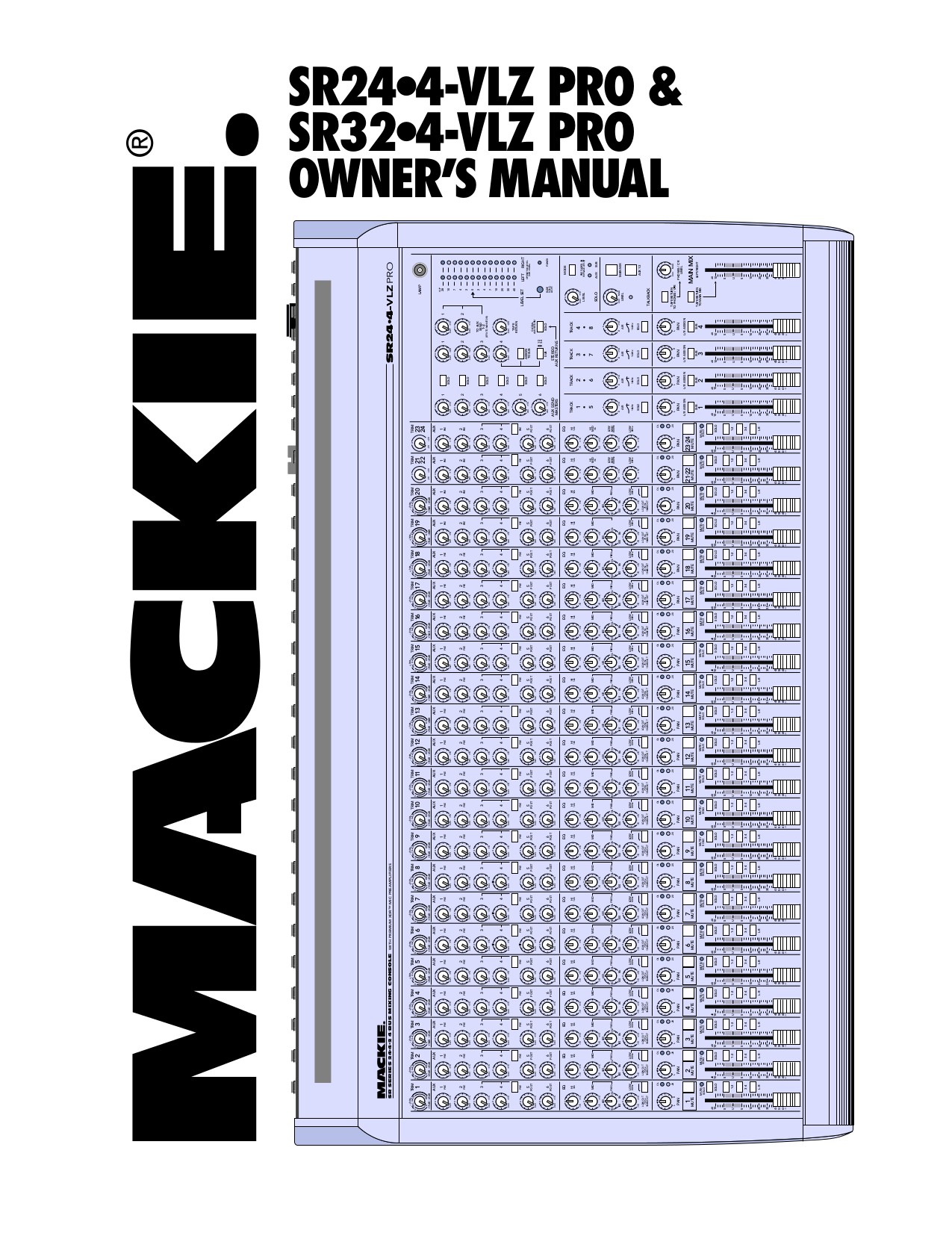 Download free pdf for Mackie SR24.4-VLZ PRO Sound Consoles Other manual