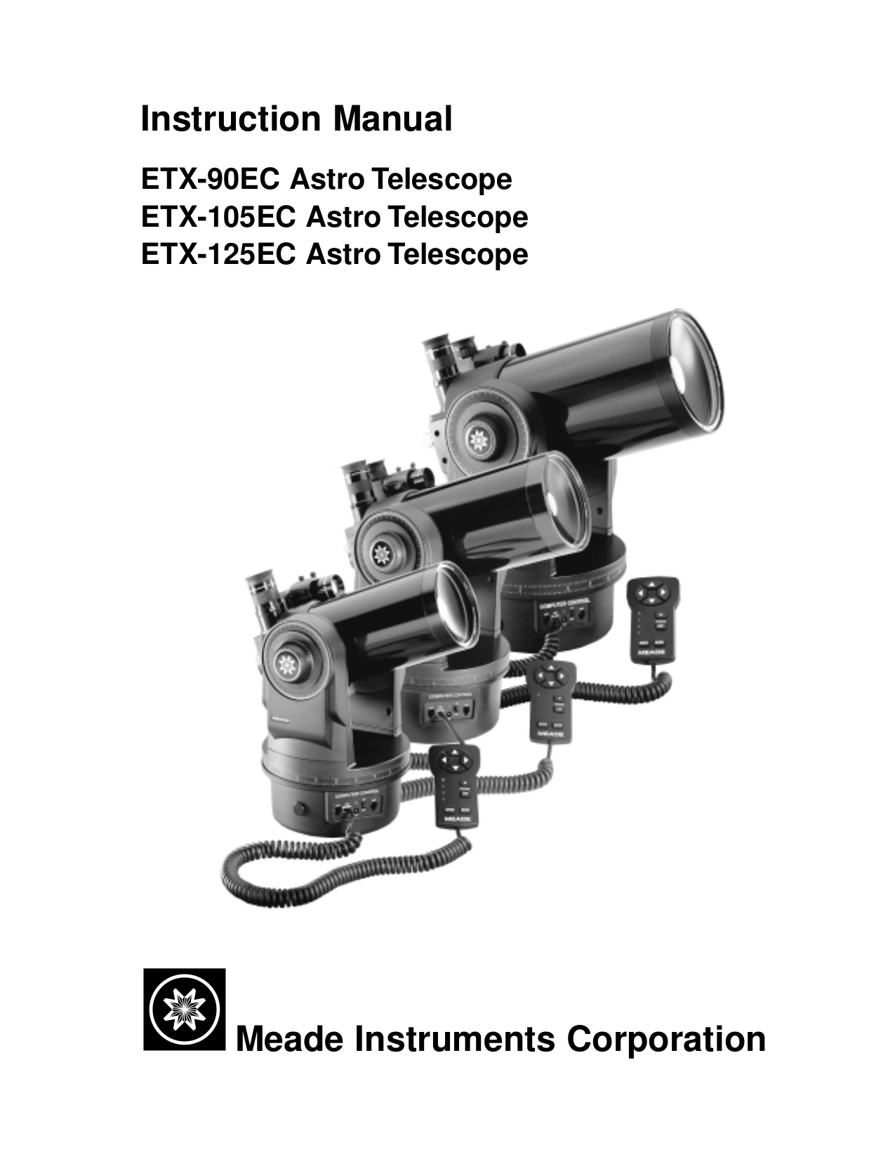 Download free pdf for Meade ETX60AT Telescope manual