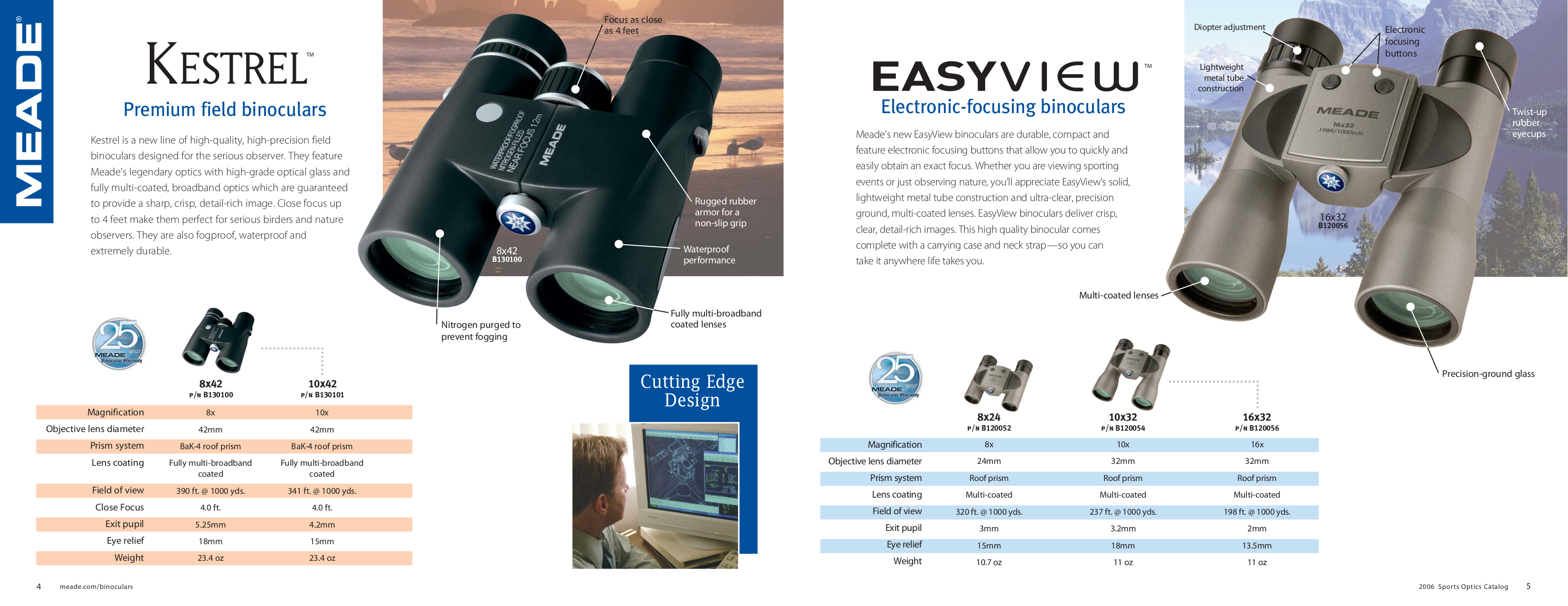 PDF Manual For Meade Binocular CaptureView 8x30