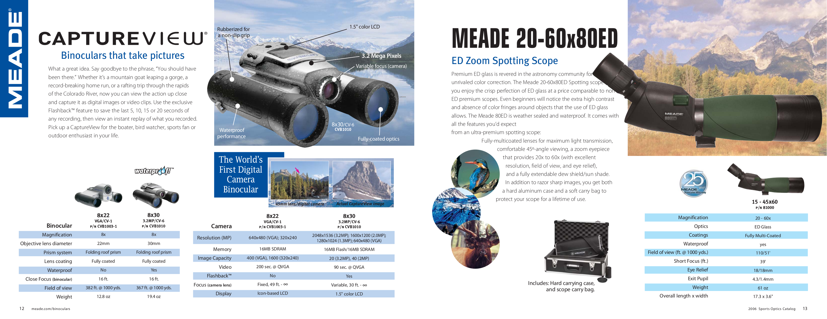 PDF Manual For Meade Binocular CaptureView 8x30