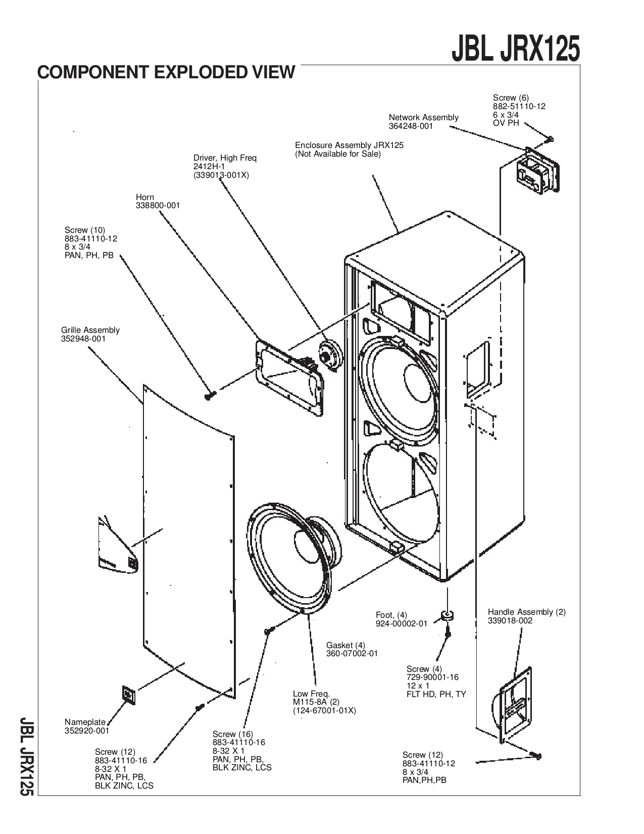 Jbl 4345 чертеж