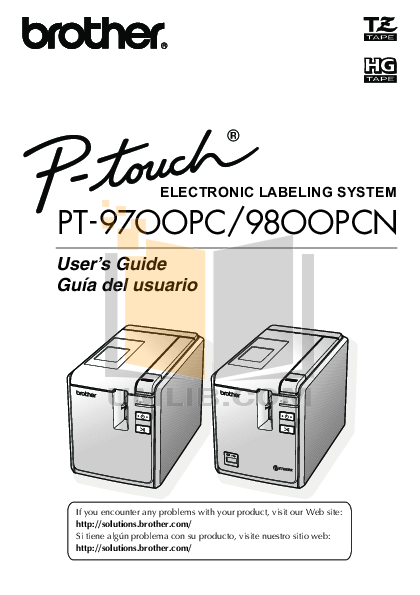 Download free pdf for Brother PT-10 Printer manual