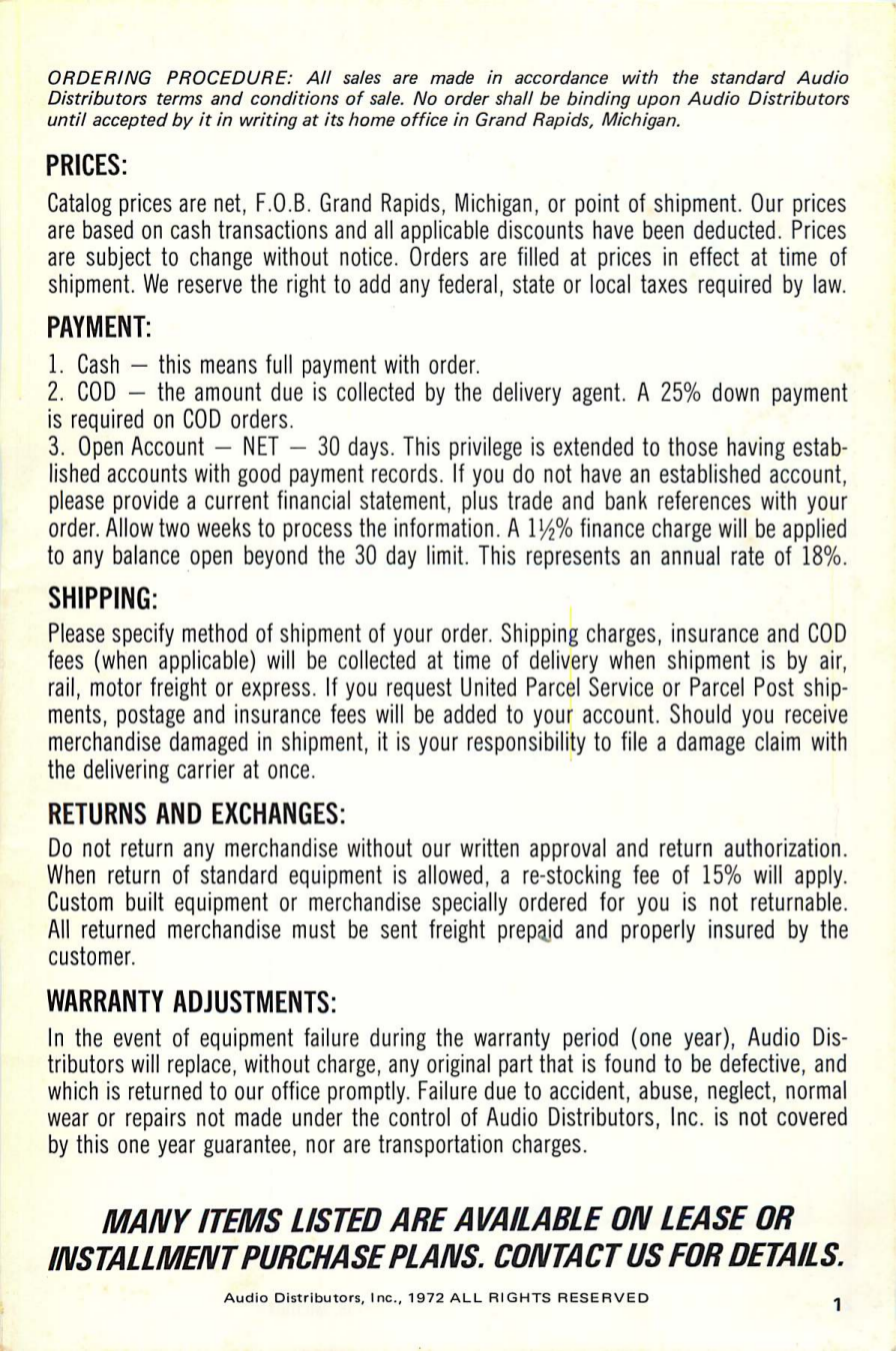 Telex Other KP-9X IntercomSystem pdf page preview
