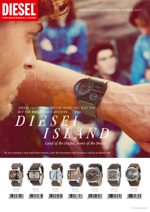 Download free pdf for Diesel DZ1406 Watch manual