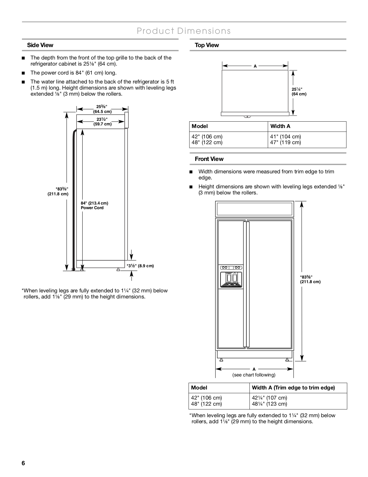 PDF manual for Thermador Refrigerator KBUIT4865E