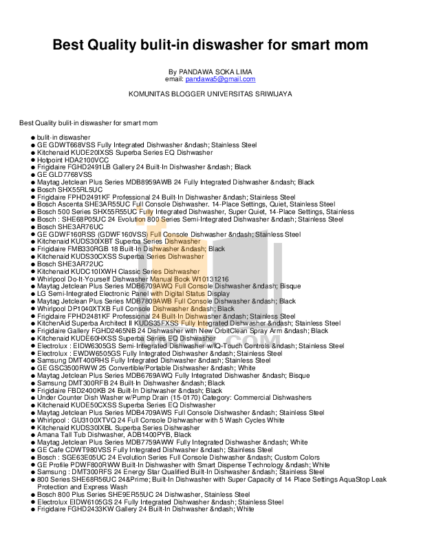Download free pdf for Bosch SHX55R55UC Dishwasher manual