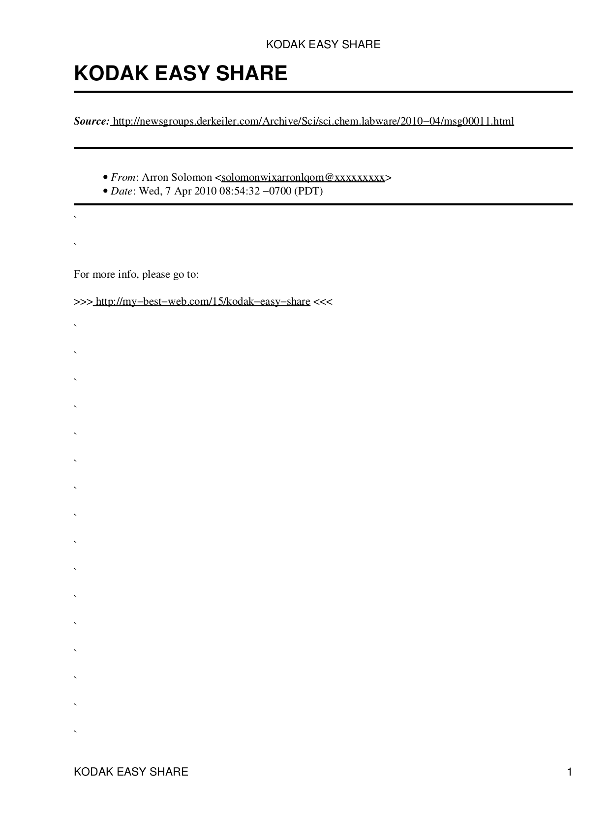 Download free pdf for Kodak EasyShare M820 Digital Photo Frame manual