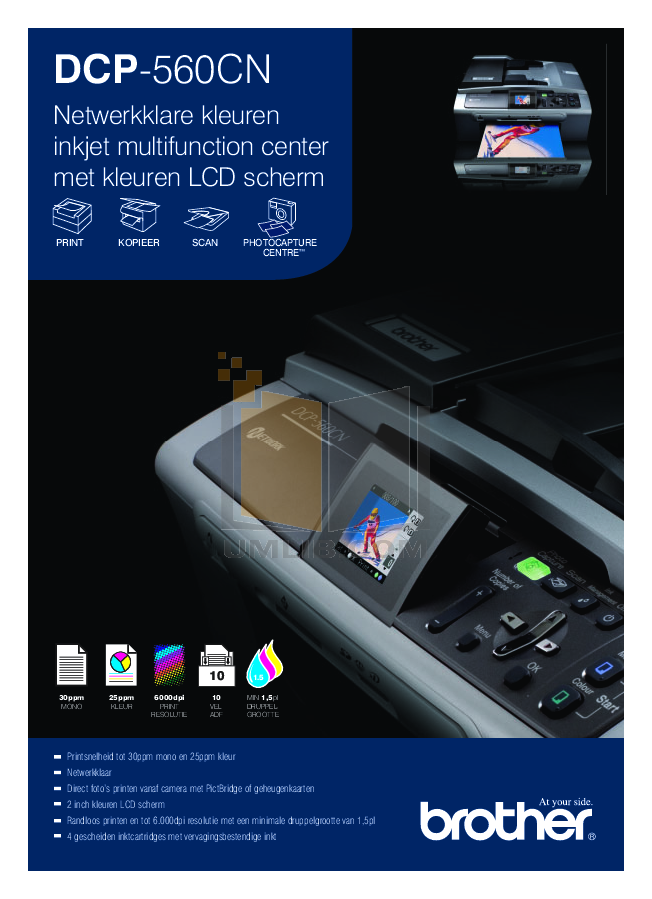 Download free pdf for Brother DCP-560CN Multifunction Printer manual