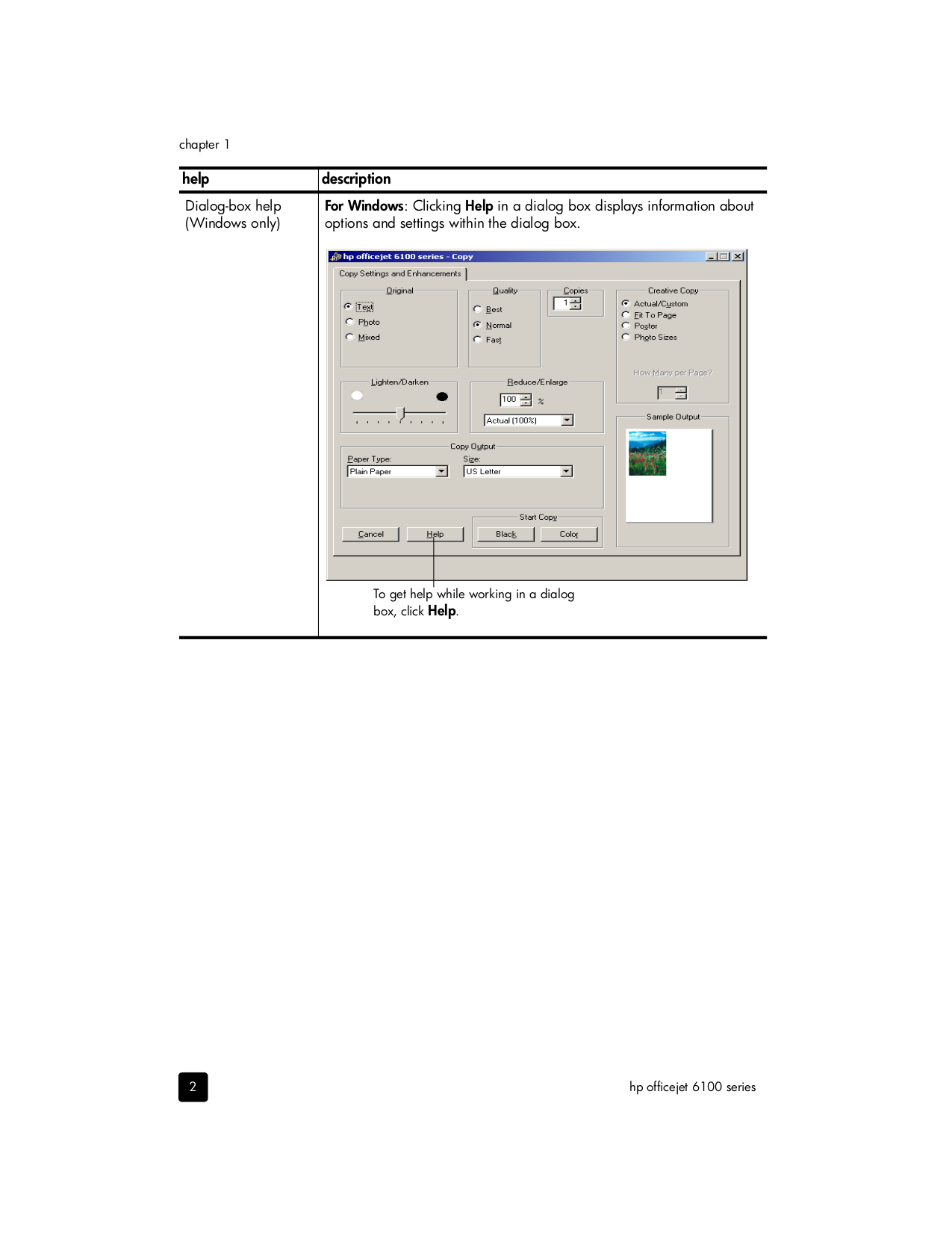 PDF manual for HP Multifunction Printer Officejet 6100