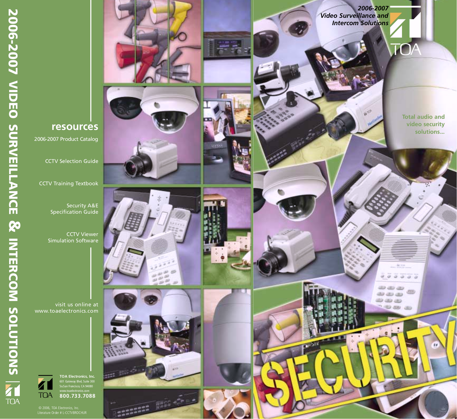 pdf for Toa Security Camera C-CV854D-3 manual