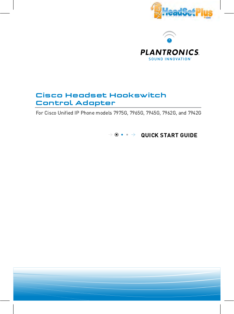 Download free pdf for Plantronics CS50 Headset manual