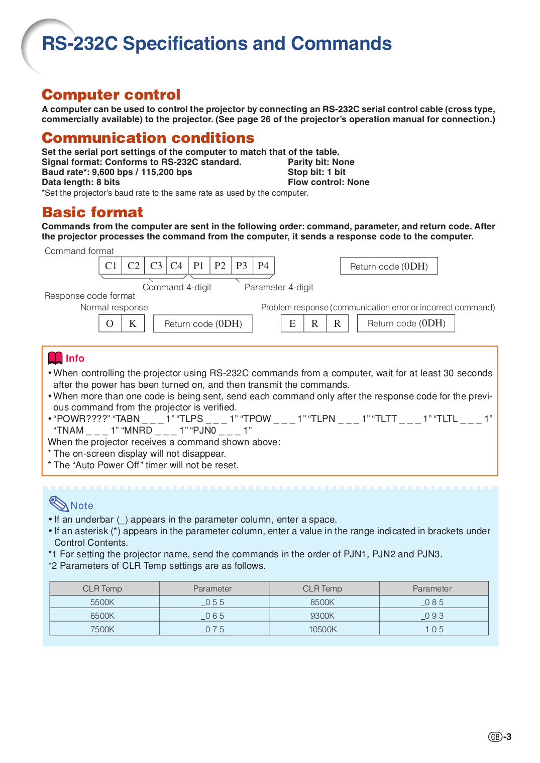 PDF manual for Sharp Projector Notevision XG-MB67X
