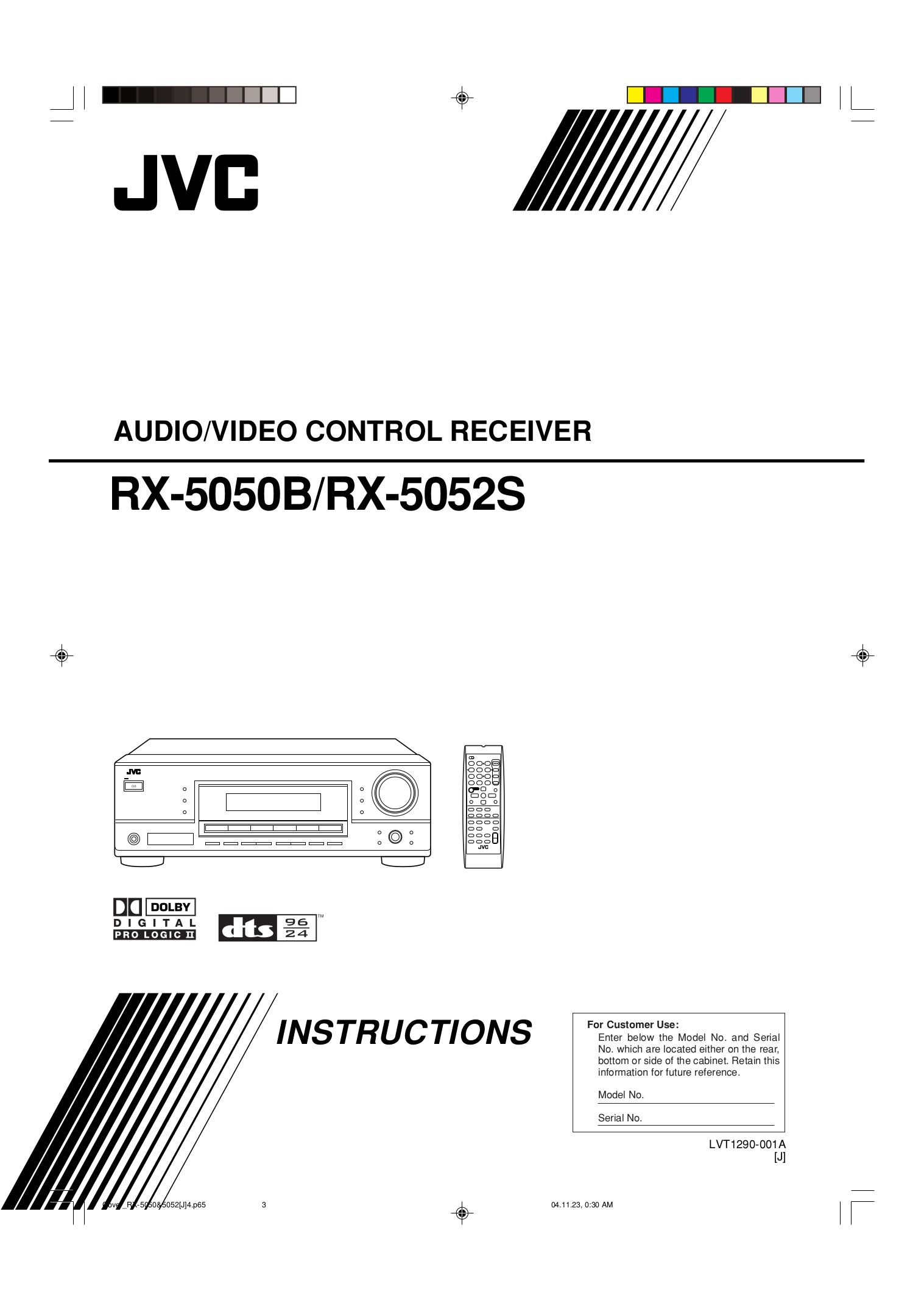 download free jvc rx 250 service manual