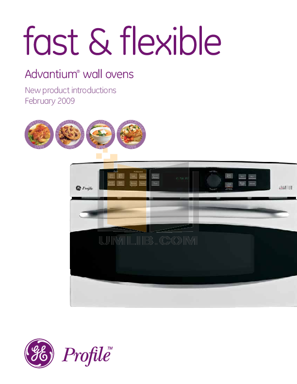 Download free pdf for GE Profile Advantium SCB2000F Oven manual
