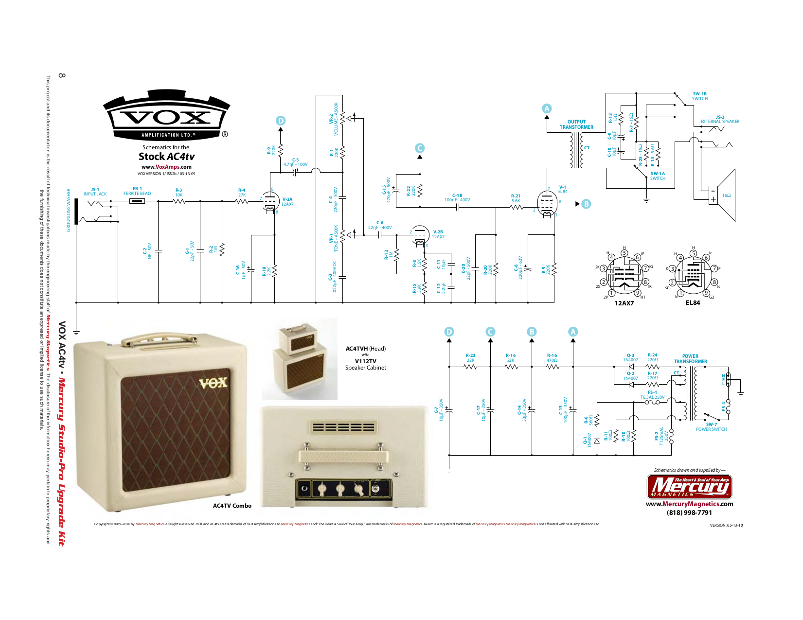 Схема vox ac30