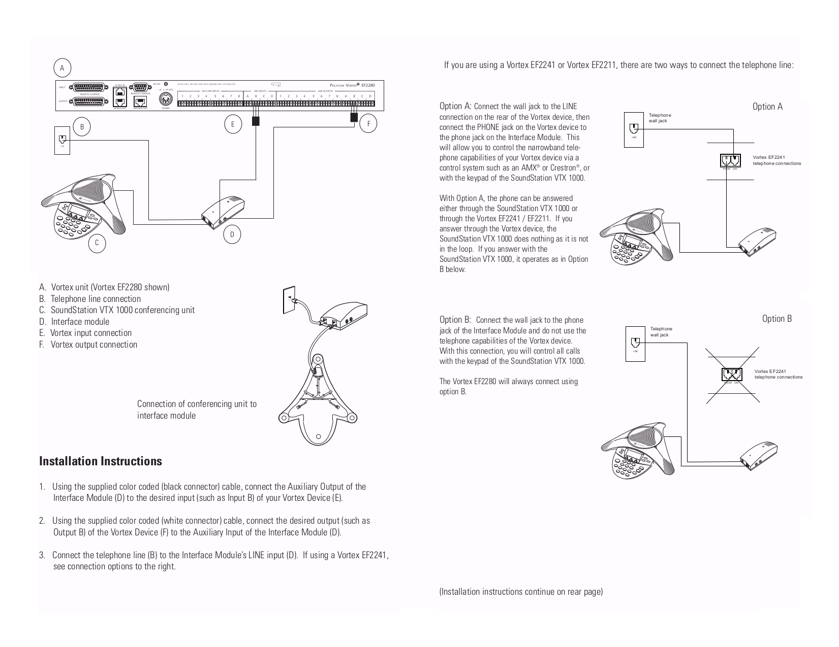 PDF manual for Polycom Telephone SoundStation VTX1000