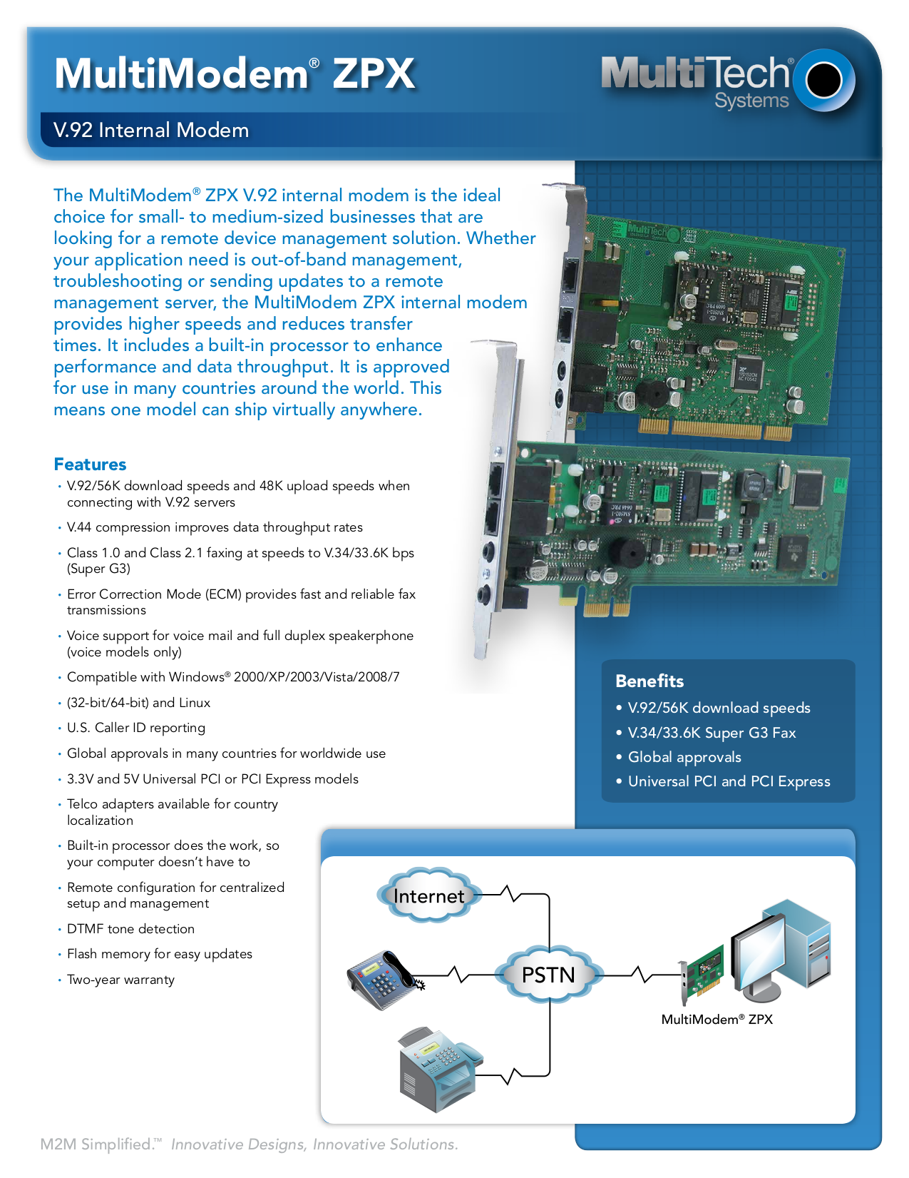 Download free pdf for MultiTech MultiModem MT9234ZPXUPCI Modems Other