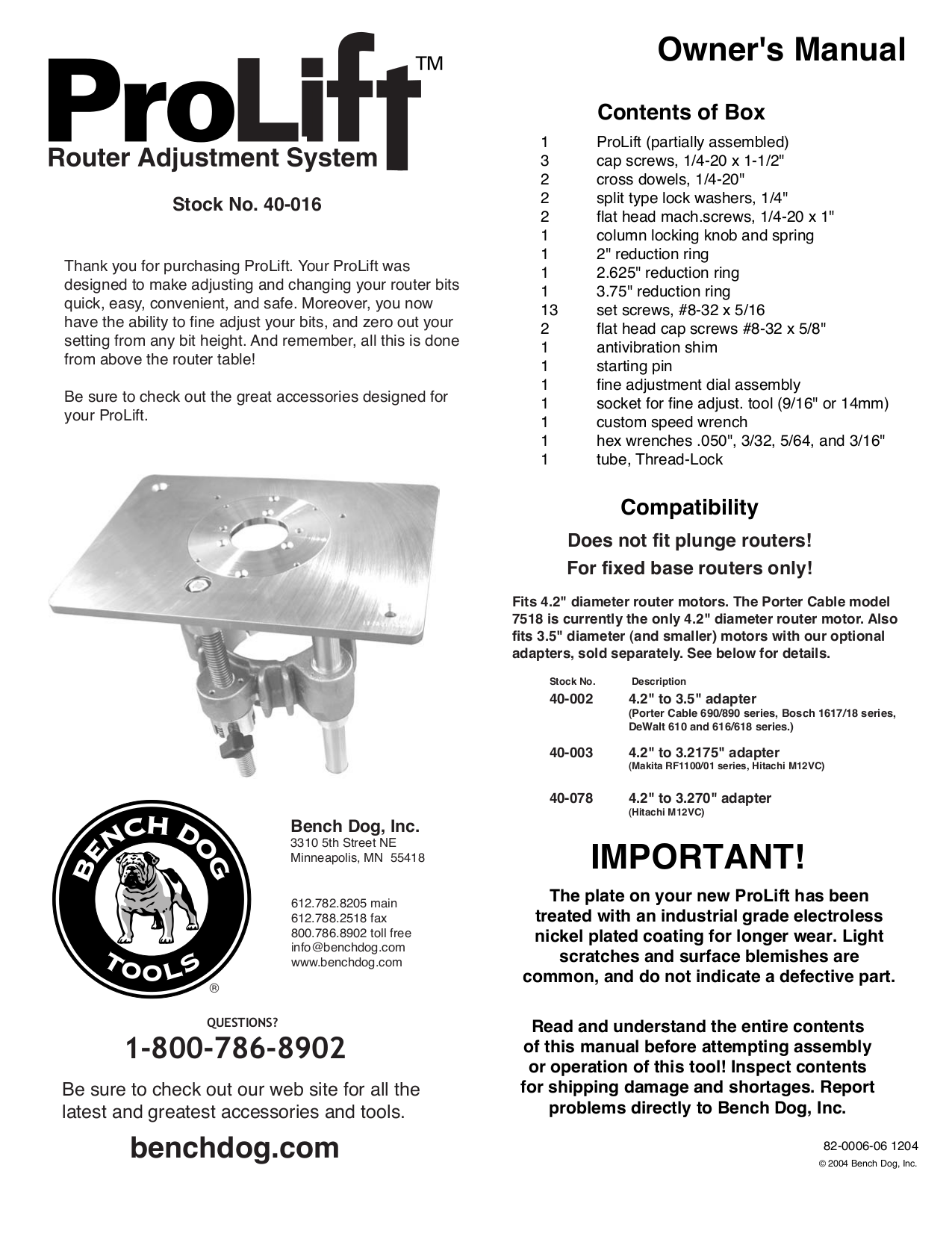 PDF manual for Makita Other RF1100 Plunge Router