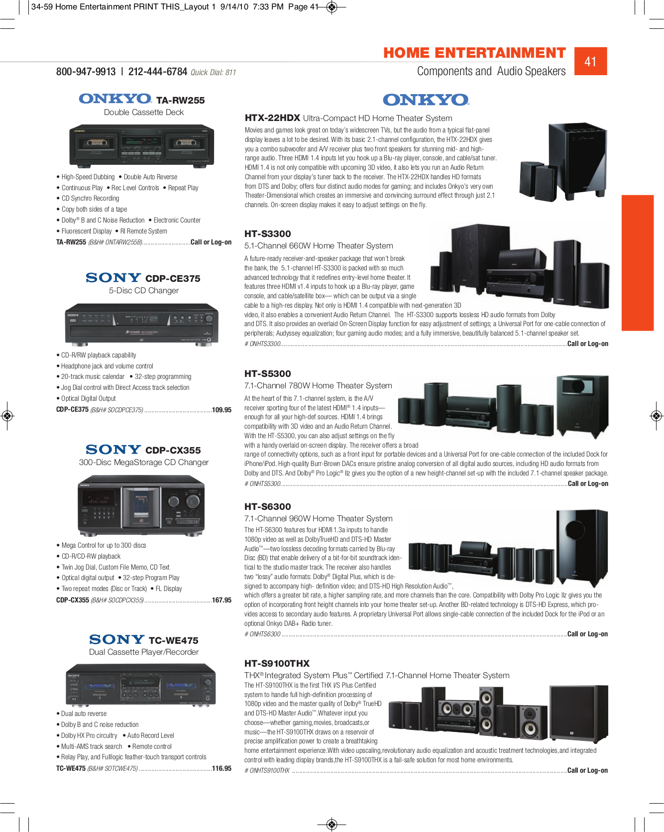 PDF Manual For Sony Home Theater BRAVIA DAV-DZ170