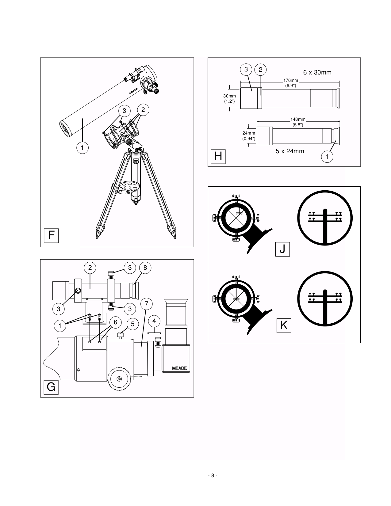 PDF manual for Meade Telescope DS90