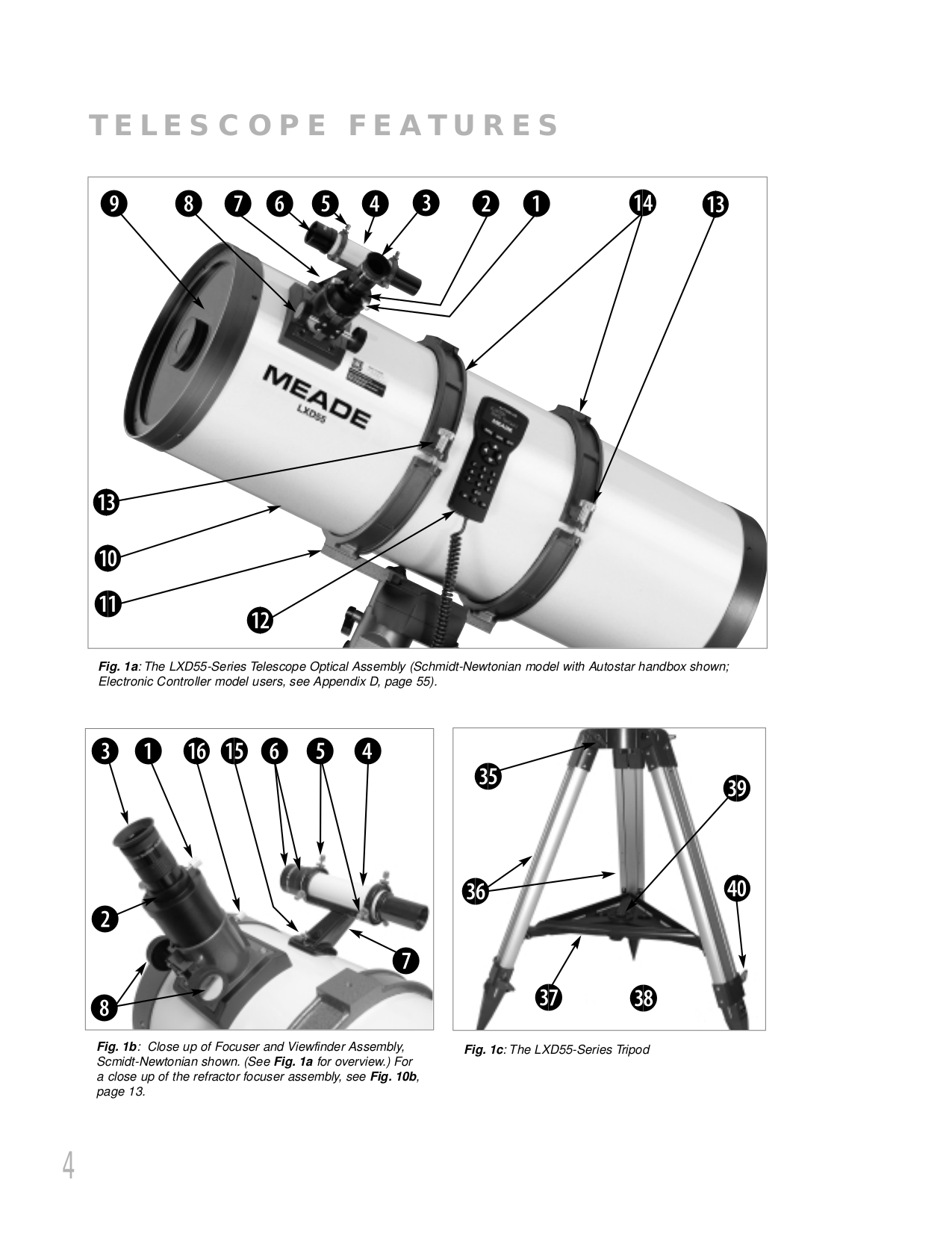 used meade telescope parts