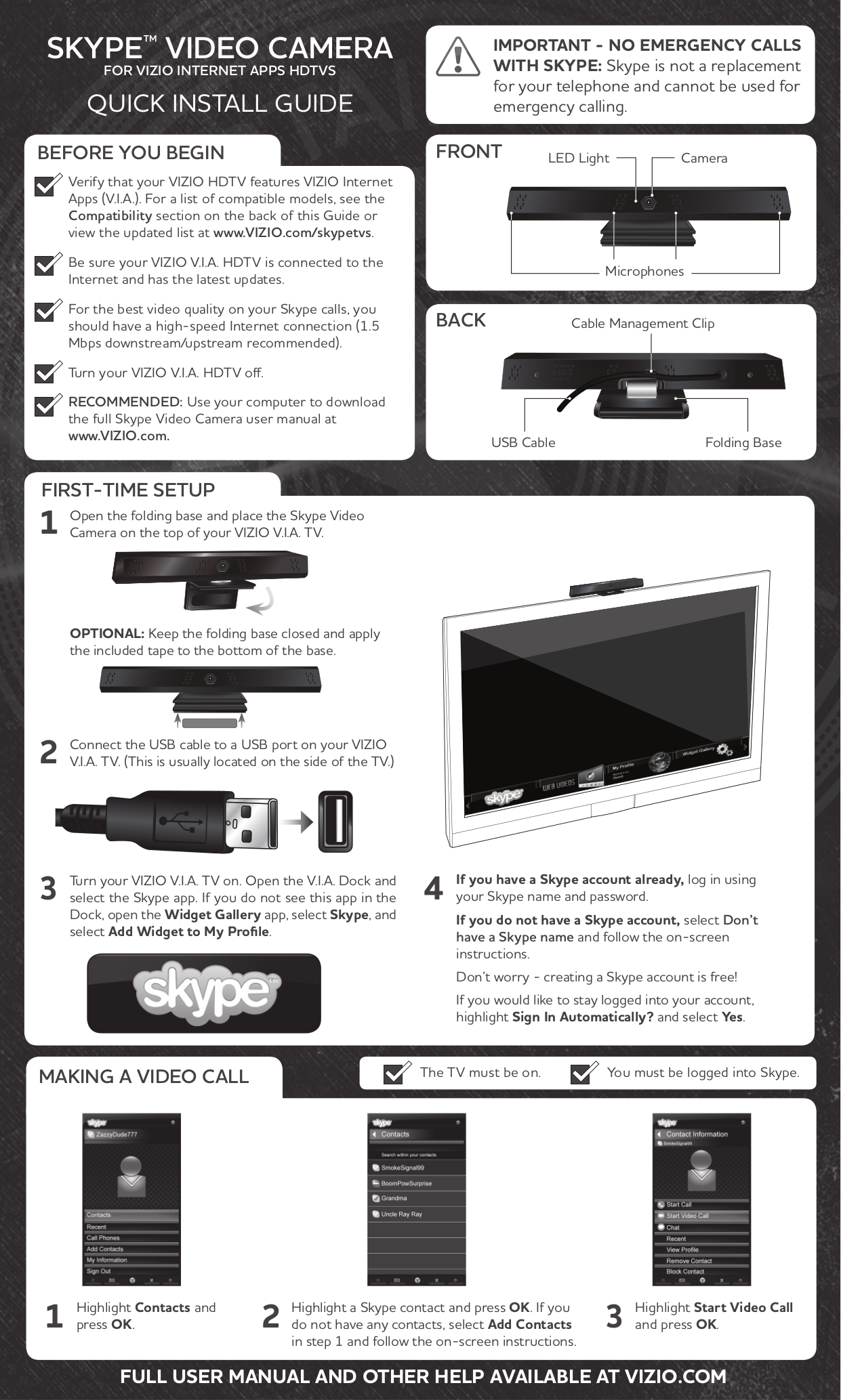 Download free pdf for Vizio XVT423SV TV manual