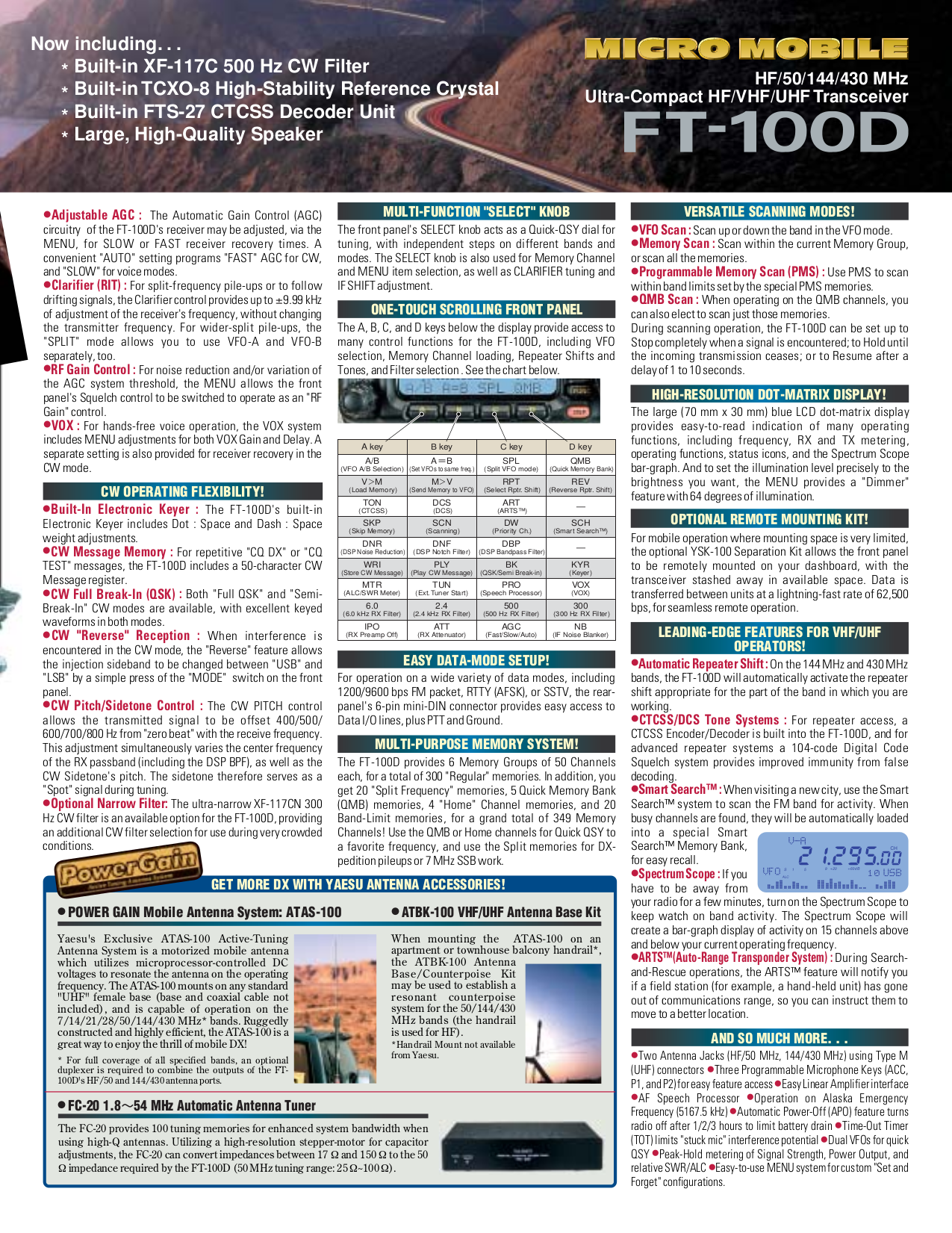 PDF manual for Yaesu Other FT-897D HF Transceiver