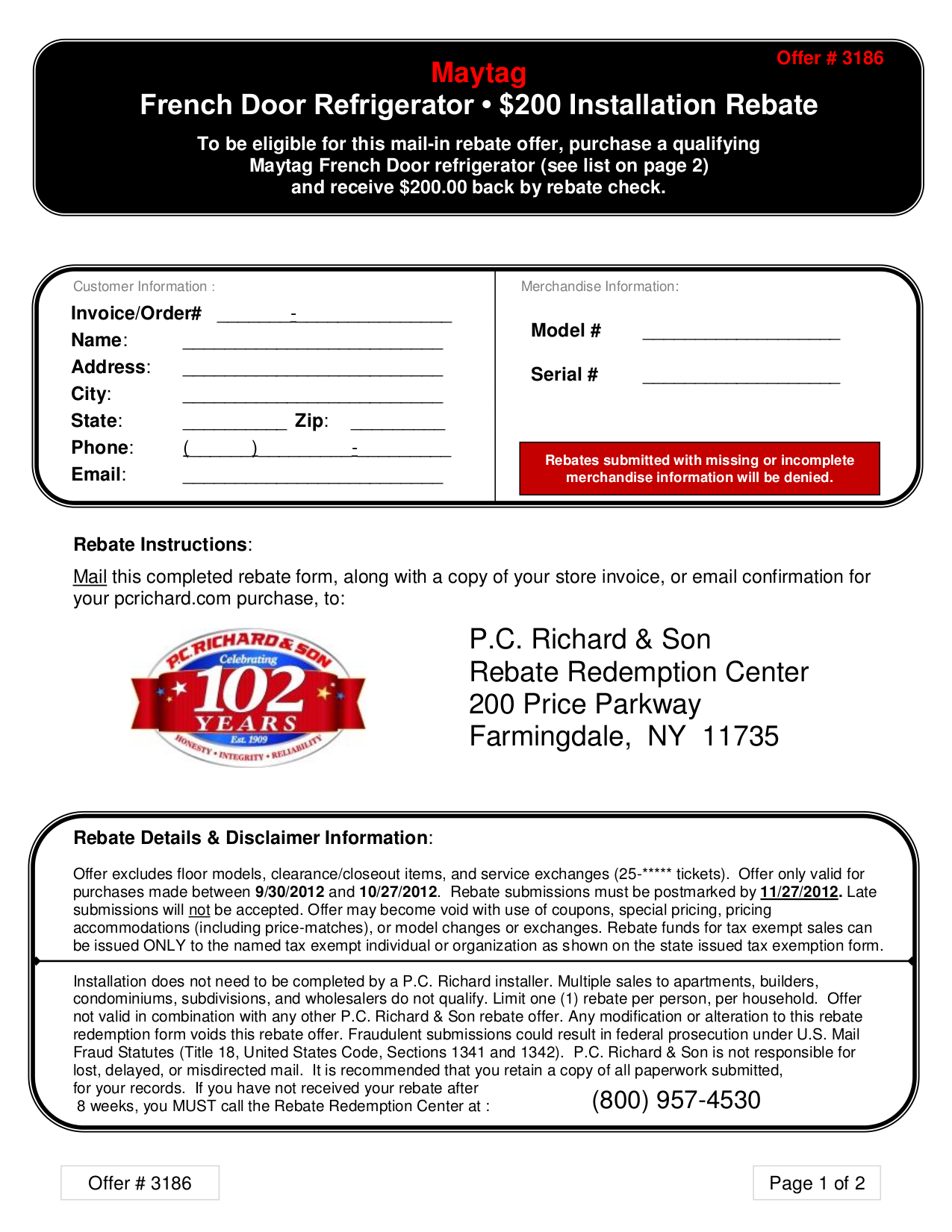 Download free pdf for Maytag MFD2562VEM Refrigerator manual