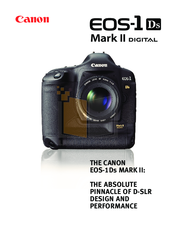 Canon eos 1d mark 2 manual