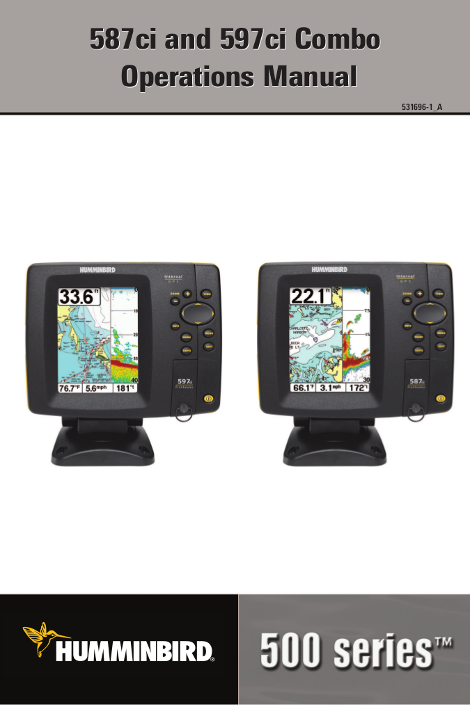 Download free pdf for Humminbird 595C GPS manual