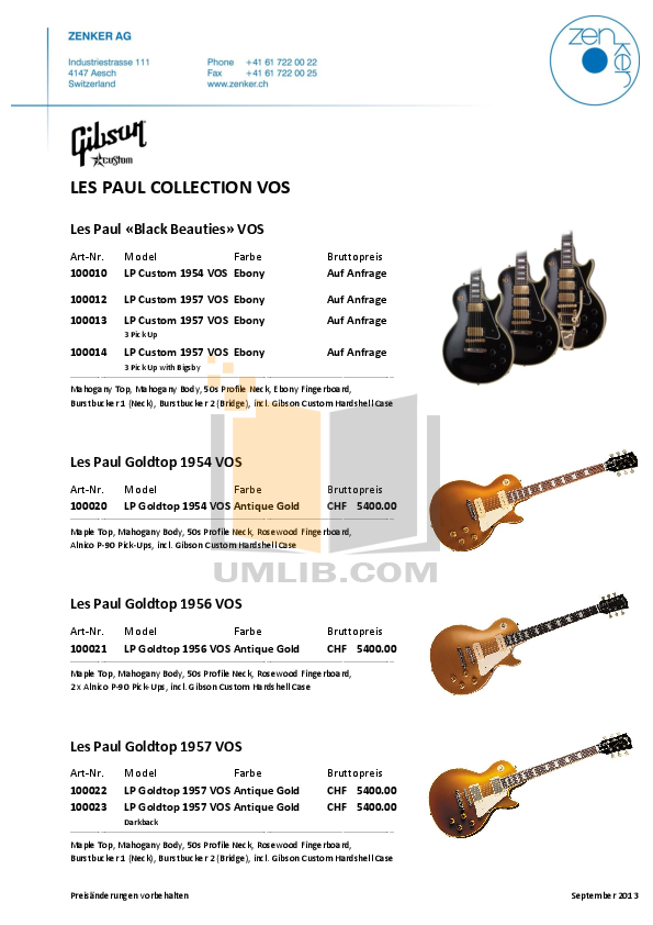 Download free pdf for Gibson ES339 Figured Guitar manual