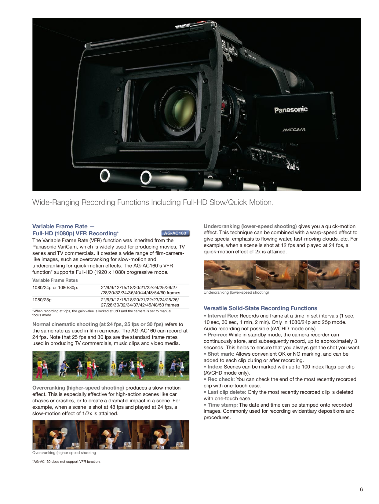 PDF manual for Panasonic Camcorders AG-AC160