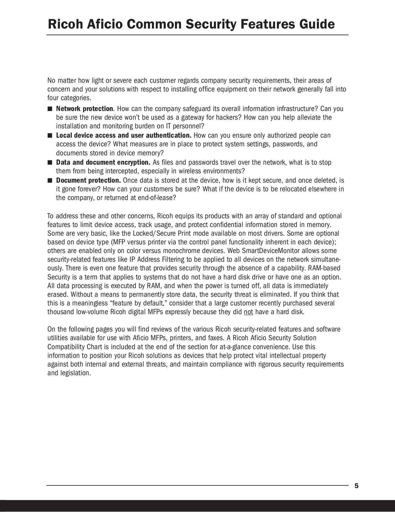 Ricoh Multifunction Printer AC104 pdf page preview