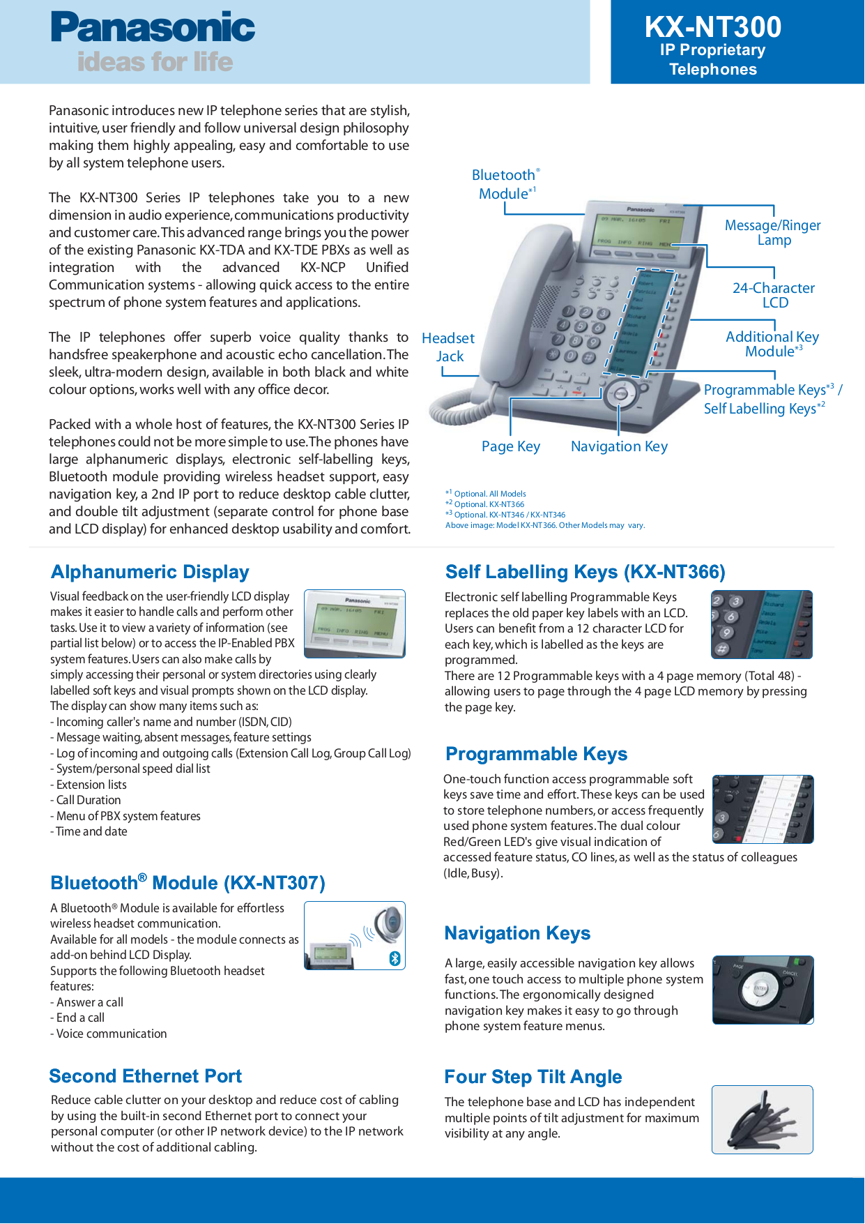 Настройка телефона panasonic kx nt321