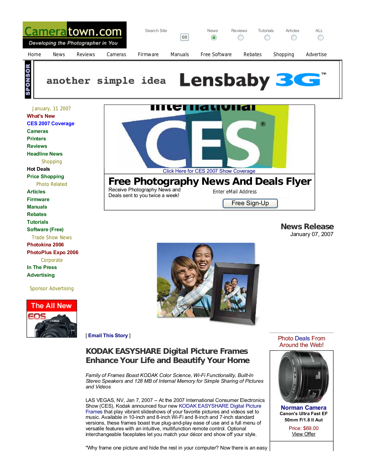 Download free pdf for Kodak EasyShare SV710 Digital Photo Frame manual