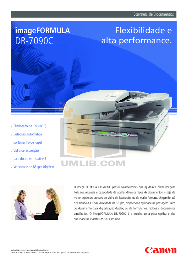 pdf for Canon Scanner imageFORMULA DR-7090C manual