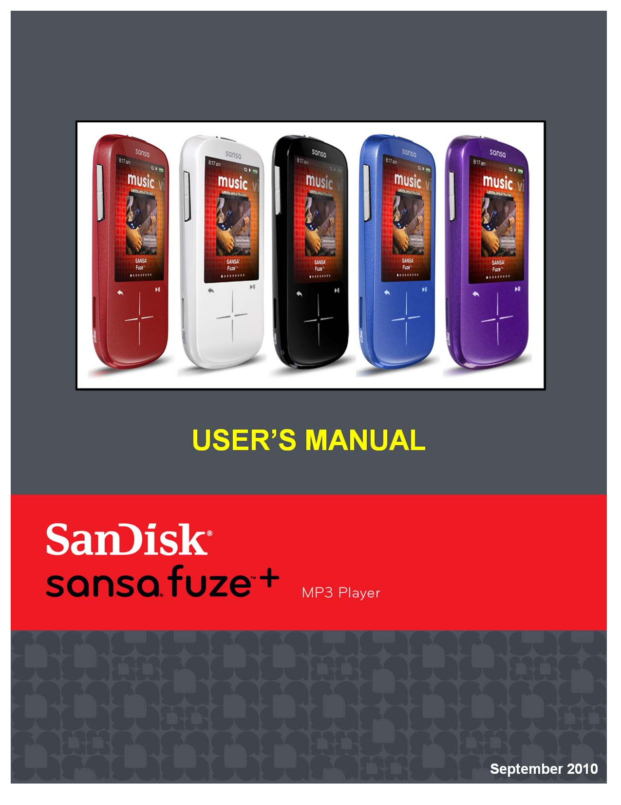 Download free pdf for Sandisk Sansa Sansa Fuze 2GB MP3 Player manual