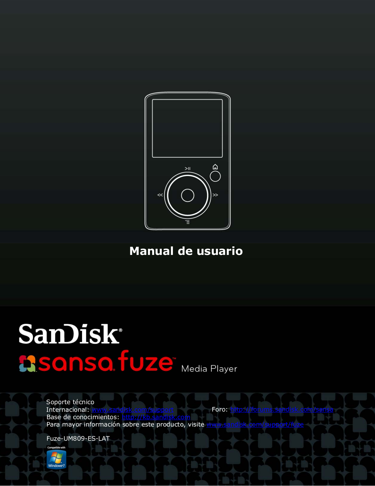 sansa sandisk 2gb manual