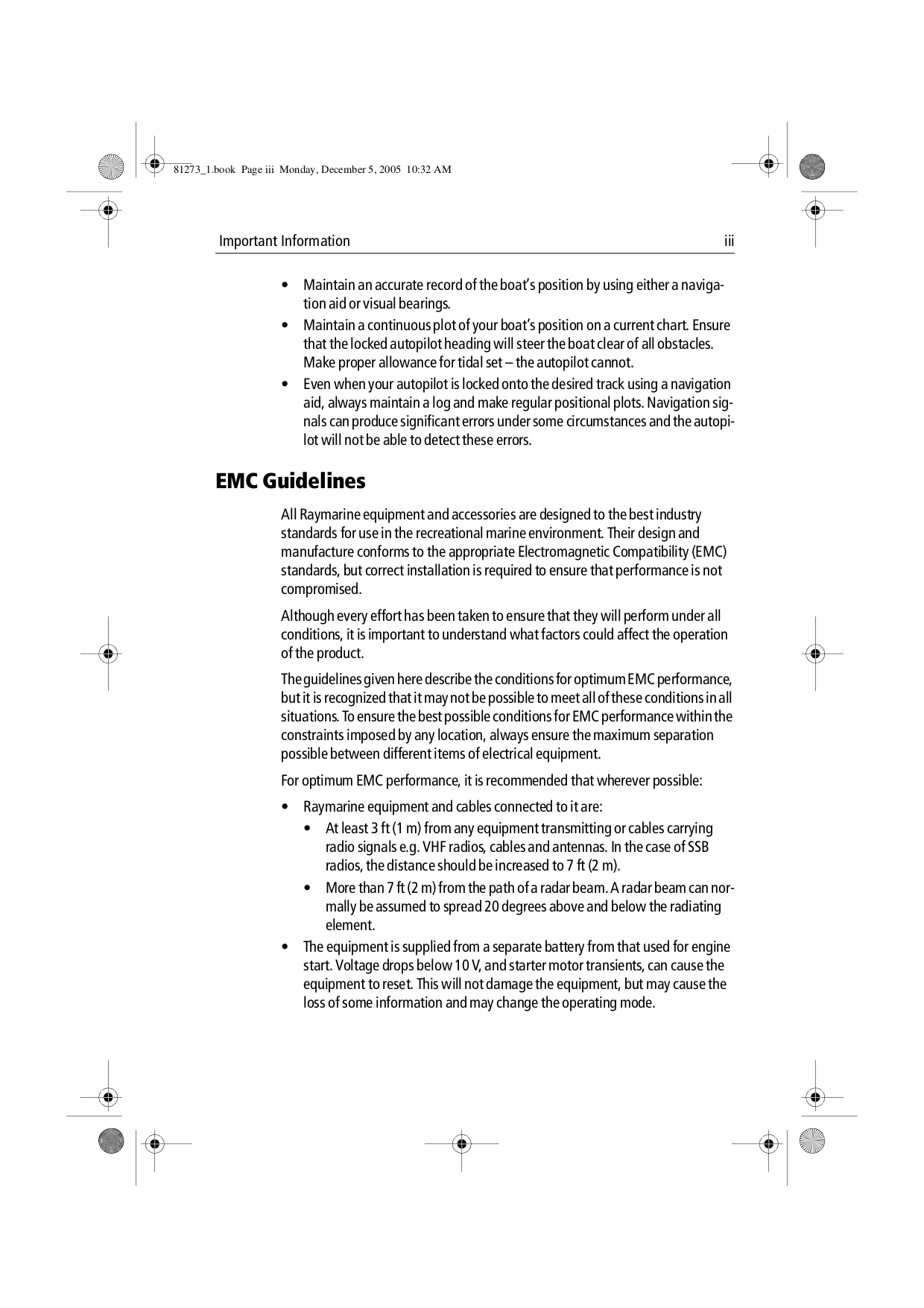 PDF manual for Raymarine Other Autohelm Personal Compass Personal Compass