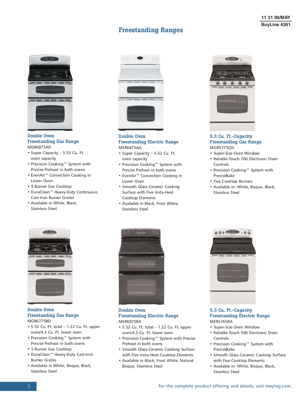 PDF manual for Maytag Refrigerator Ice2O MFI2568AES