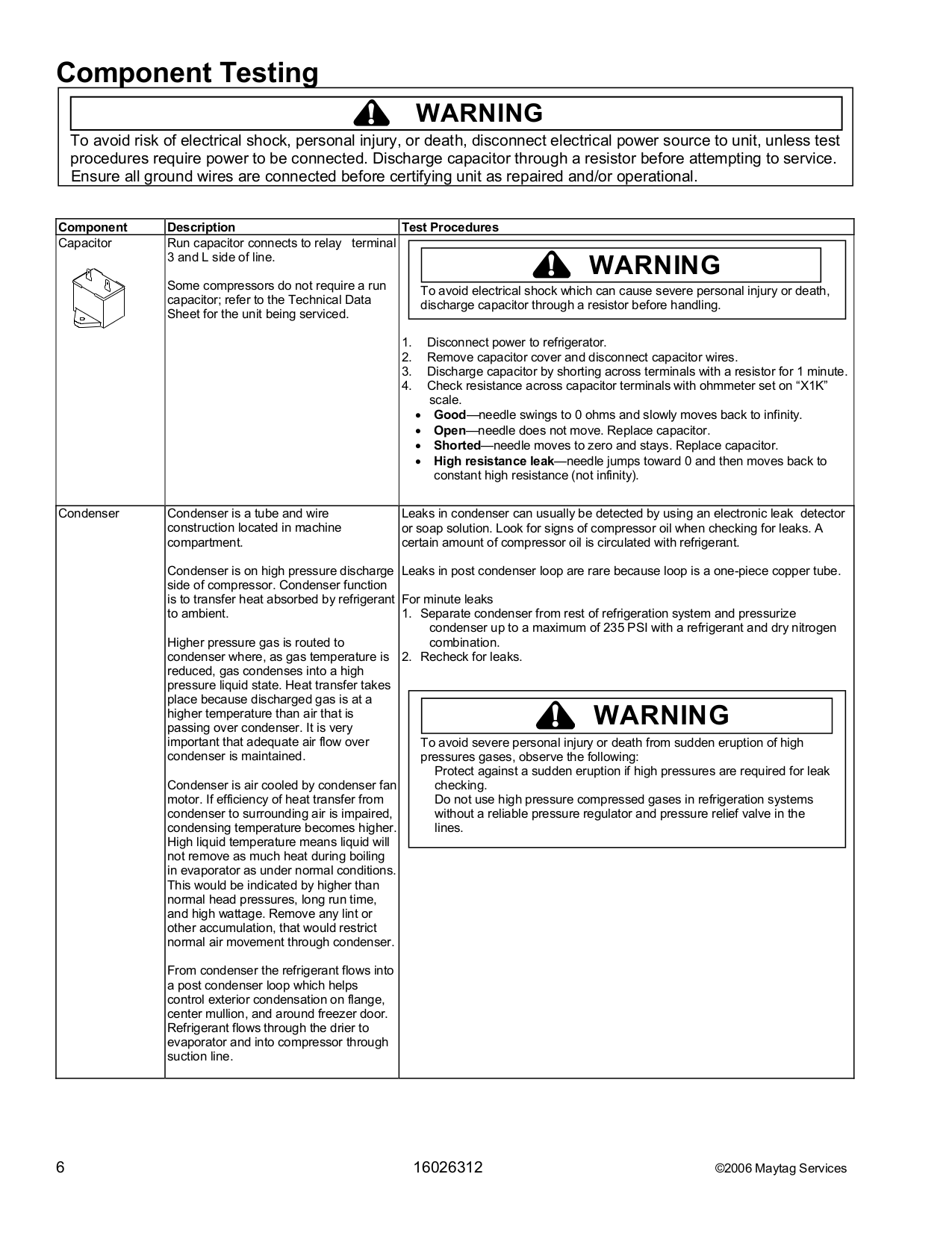 PDF manual for Maytag Refrigerator Ice2O MFI2568AES
