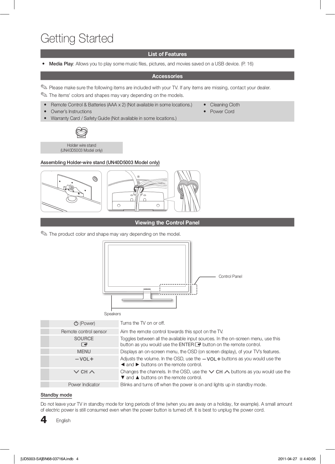 PDF manual for Samsung LCD TV LN32D403