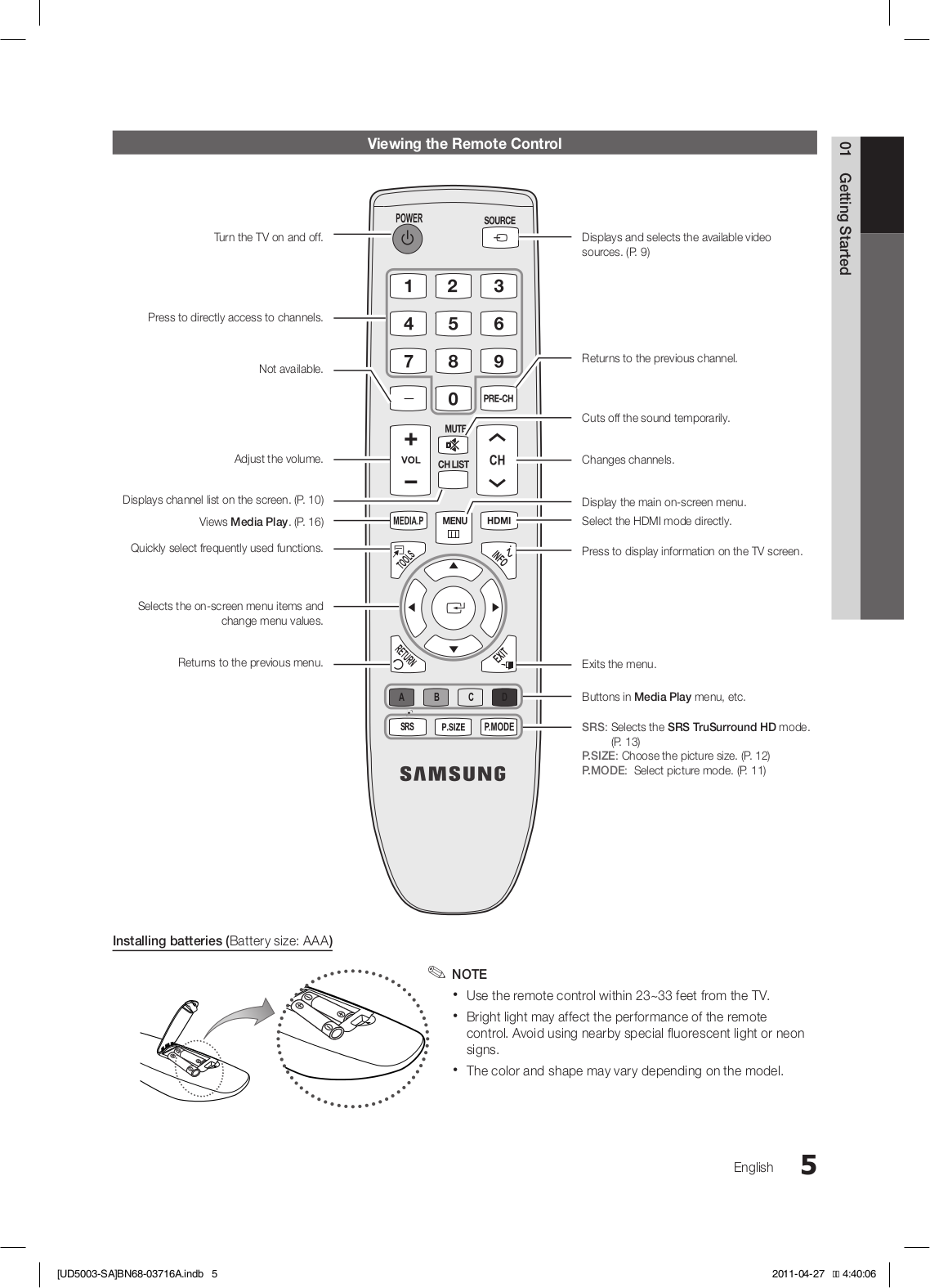 PDF manual for Samsung LCD TV LN32D403