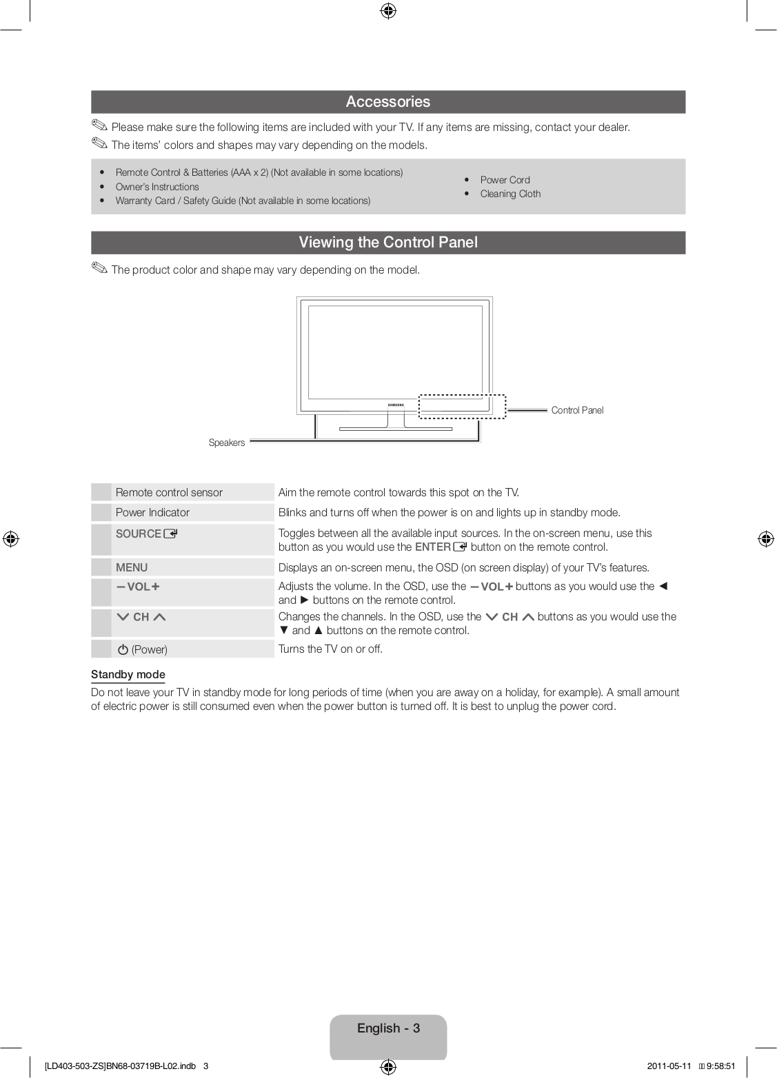 PDF manual for Samsung LCD TV LN32D403