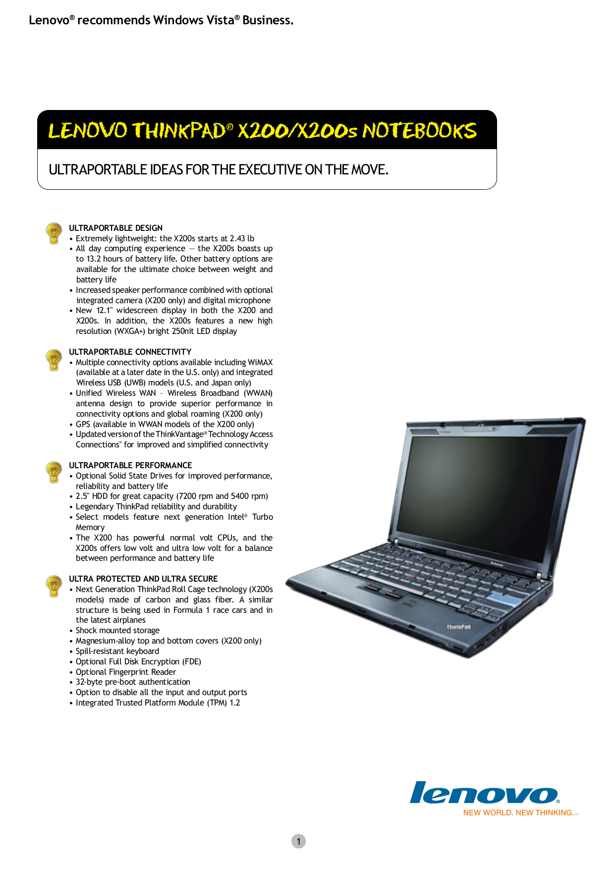 Download free pdf for Lenovo ThinkPad X200 7458 Laptop manual