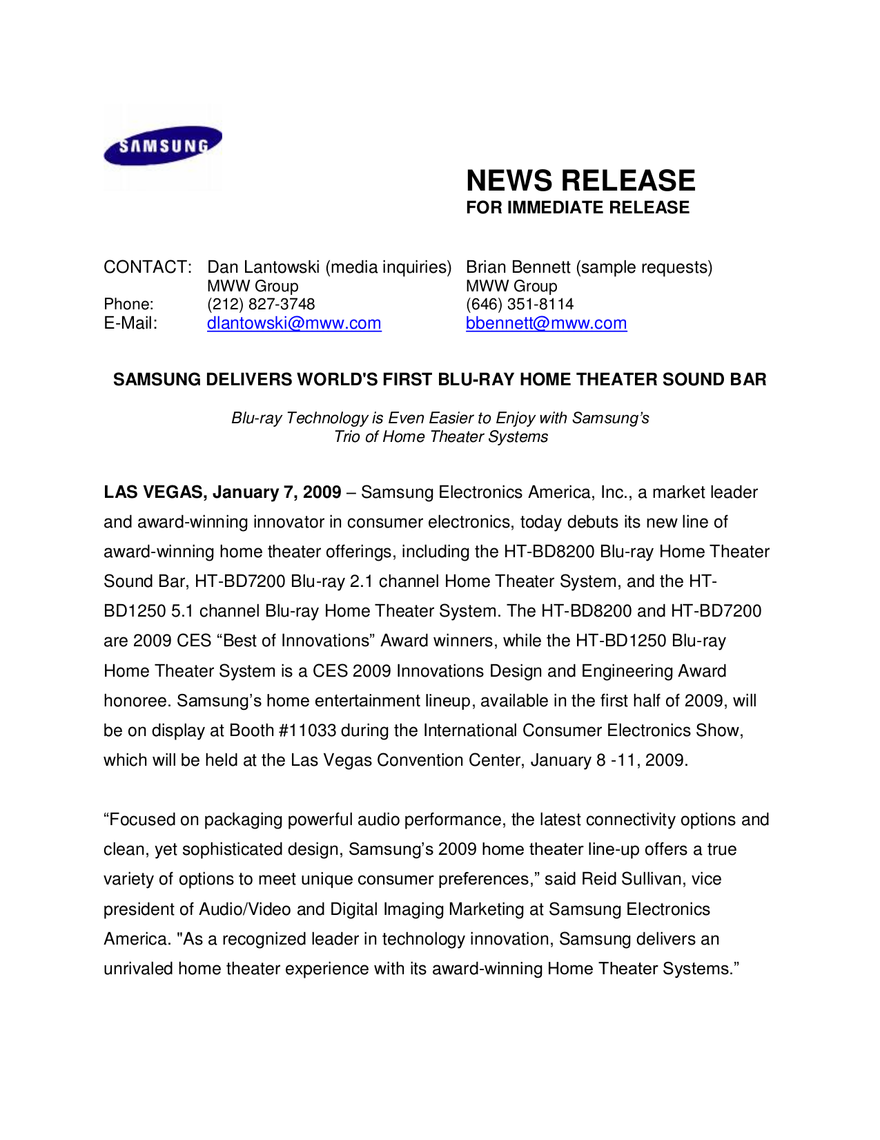 Download free pdf for Samsung HTBD8200 Home Theater manual