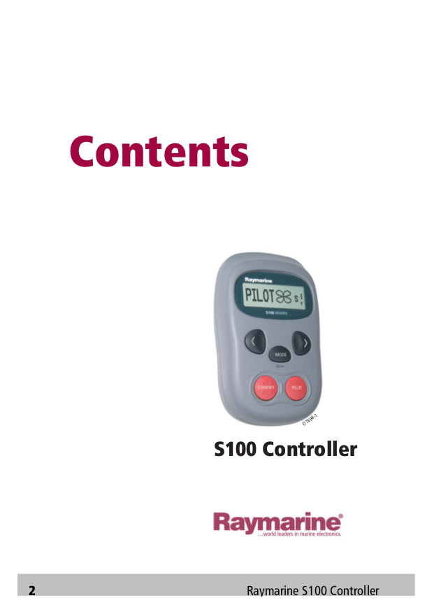 PDF manual for Raymarine Other S1000 Autopilot System