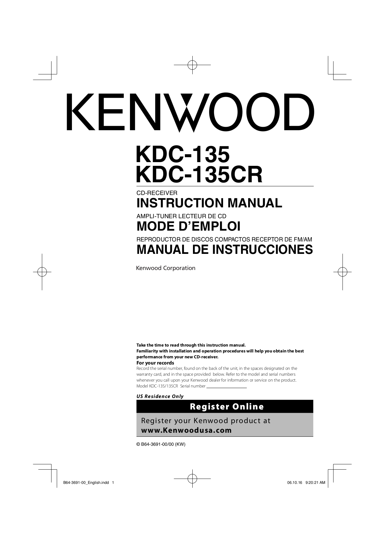 Kenwood Car Stereo Wiring Diagram - 19