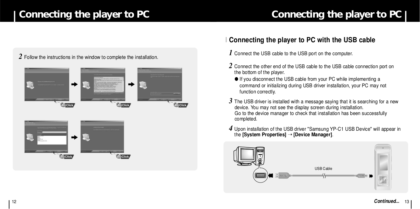PDF manual for Samsung MP3 Player yePP YPC1