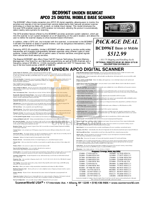 PDF manual for Cobra 2way Radio 45WX